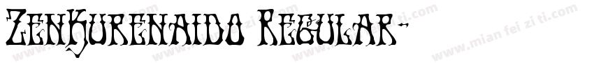 ZenKurenaido Regular字体转换